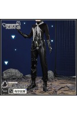 2XXT Cosplay Arknights Ulpianus Black Outfit Cosplay Costume